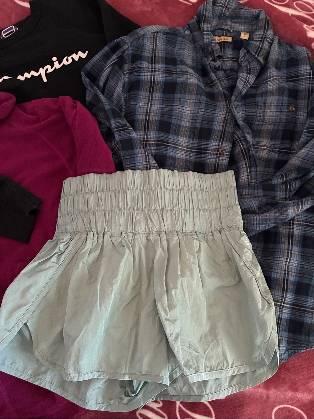 Free People Shorts, FP Movement crewneck bundle size Medium, good condition